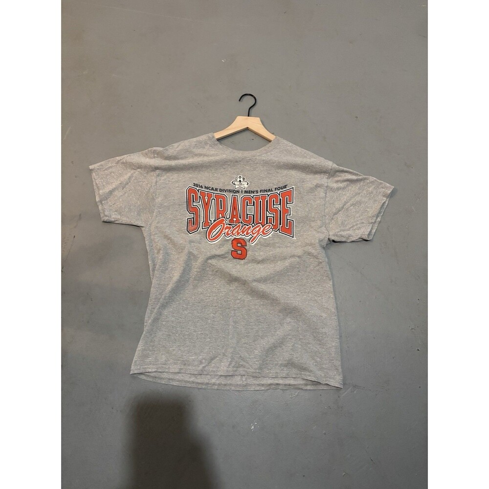 Syracuse champion Orange 2016 NCAA Men's Final Four t-shirt Grey Men’s Large